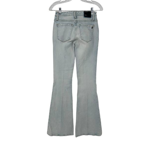 NEW Black Orchard Mia Light Wash Skinny Flare Jeans Sz 24 - Picture 2 of 9